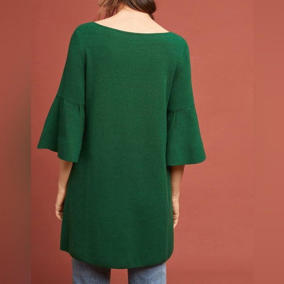 Anthropologie Dress Womens XS Moth Chester Bell Sleeve Boho Hippie Tunic - Picture 3 of 9